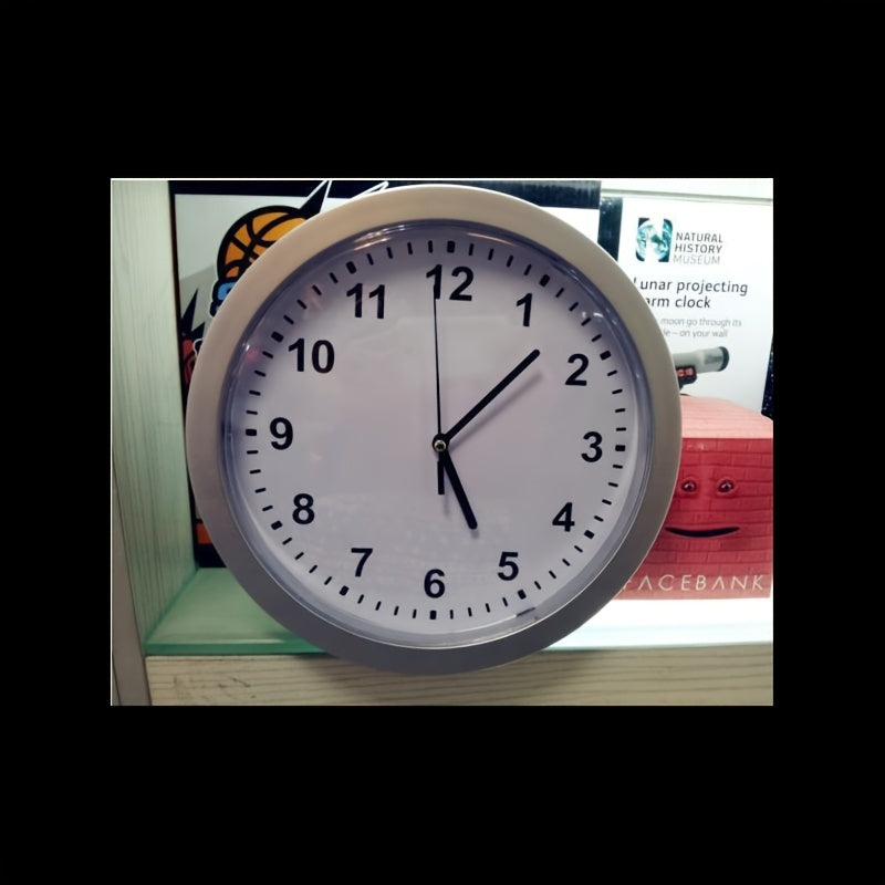 Round Wall Safe with Clock and Food Grade Smell Proof Bag Hidden Security Safe