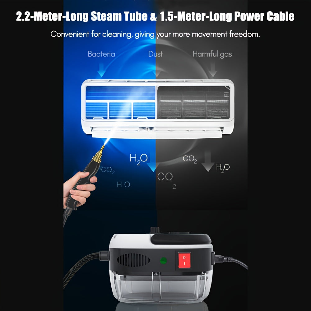 Steam Cleaner for Kitchen Bathroom Range Hood High Temperature 1500W 3 Bar