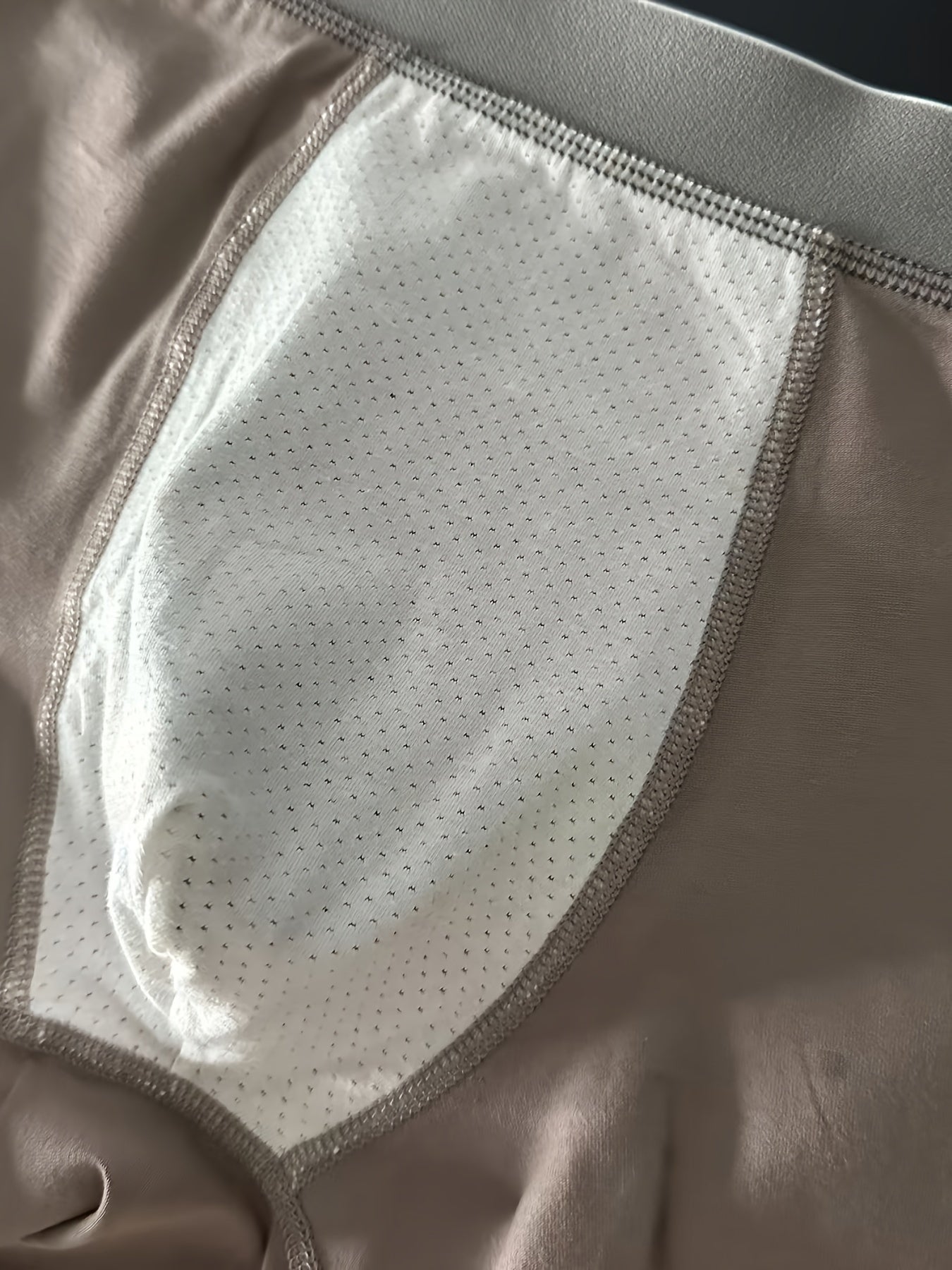 Men's Boxer Briefs Breathable Cotton Mid-Rise Solid Colors Stylish Letter Design