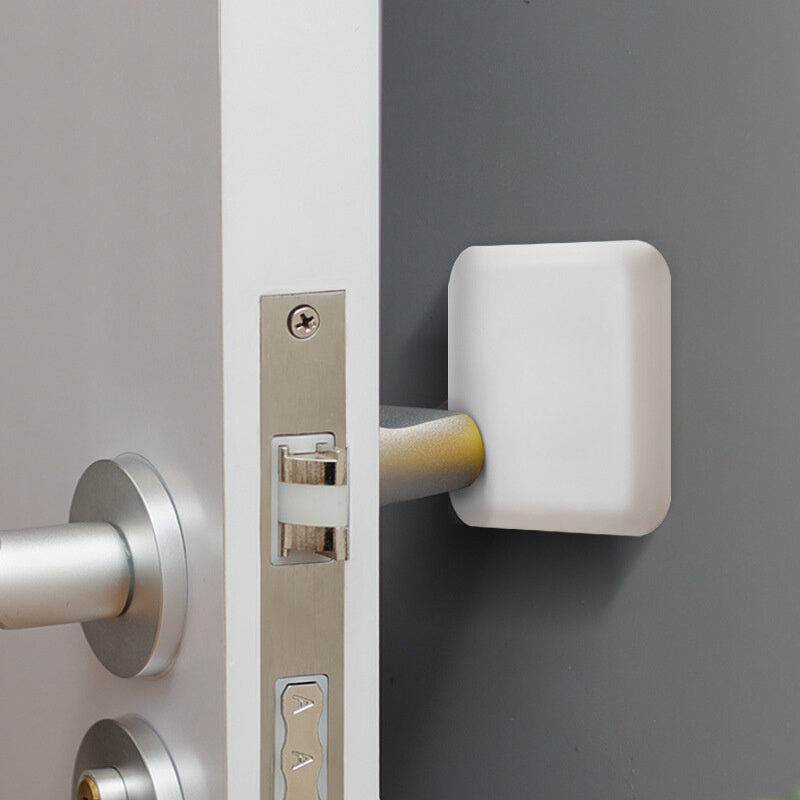 5 Pieces Silicone Door Stoppers with Anti-Collision Pads and Toilet Handle
