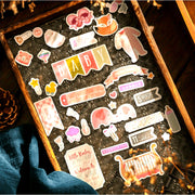 Baby Milestone Stickers Set for Scrapbooking and Journaling, 107 Decorative Embellishments