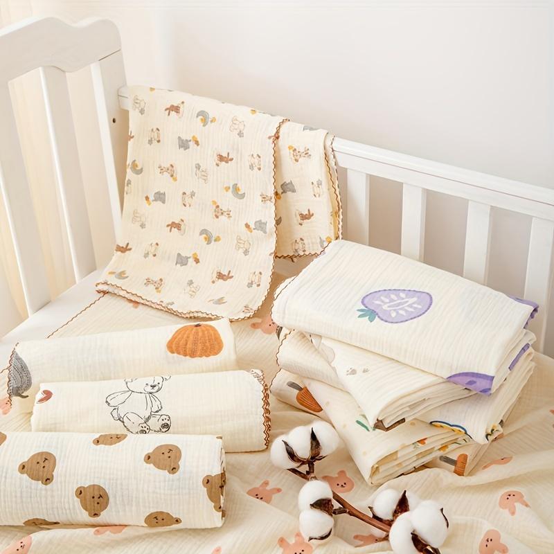 Infant Summer Thin Quilt Cover Breathable Full Gauze Wrinkle Cloth Air-Conditioned Room