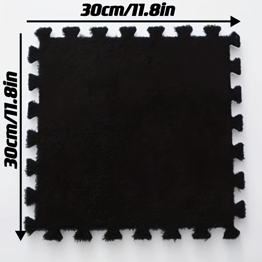 Set of 24 Washable Interlocking Rugs for Home Decor and High Traffic Areas