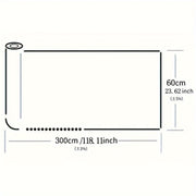 Black Gold Marble Pattern Self-Adhesive Wallpaper Washable Heat Oil Resistant 300x60cm