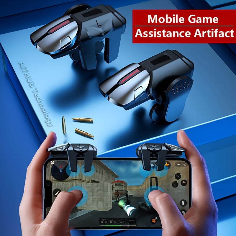 Mobile Gaming Triggers for Sensitive Shooting Control with 6-Finger Input for PUBG Mobile