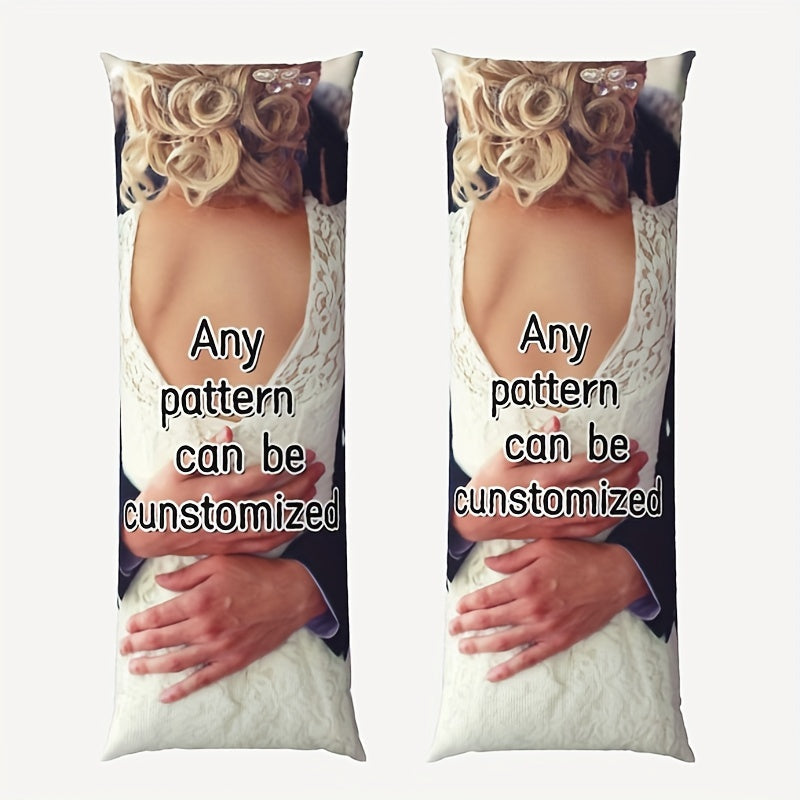 Personalized Double-Sided Plush Body Pillowcase 20x54 Custom Memory Gift