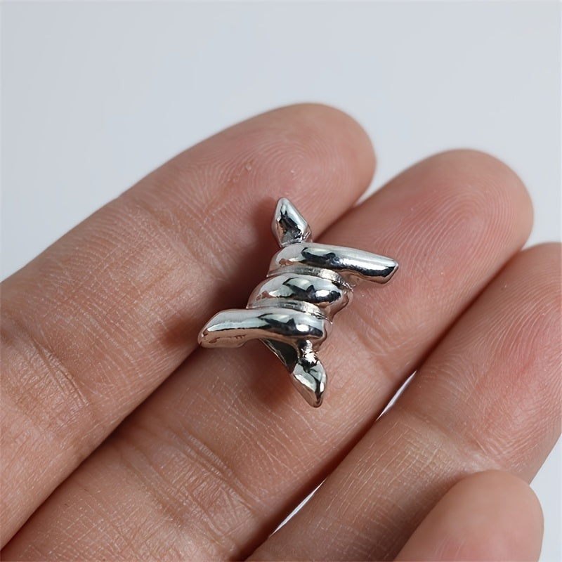 10PCS Unisex Wire Thorn Knot Shoelace Charms for Sneakers Decoration