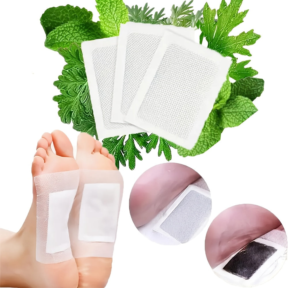 Deep Cleaning Foot Patches 10/20/40pcs Bamboo Mugwort Ginger Powder Breathable Adhesive