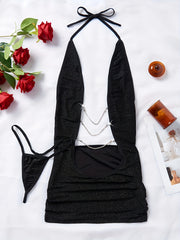 Sexy Lingerie Set Includes Dress Panties and Accessories for Women