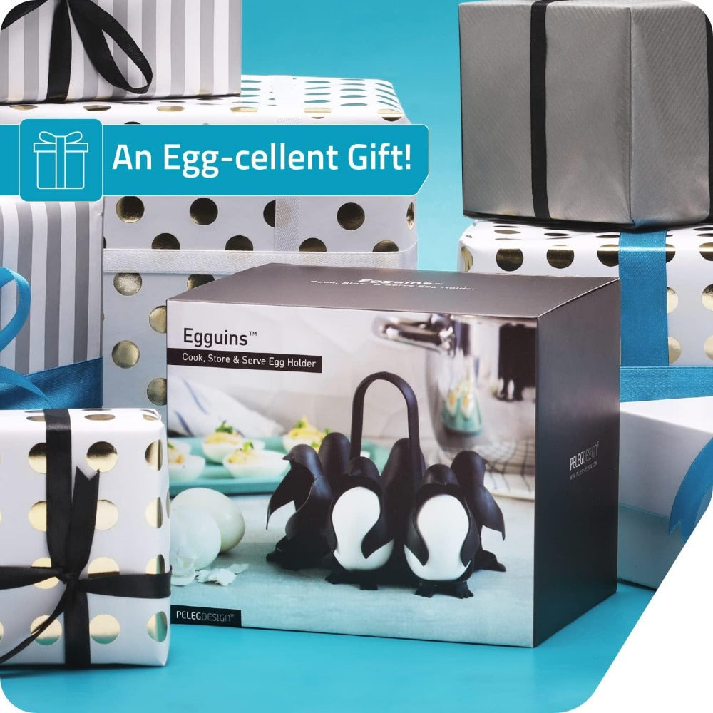 Penguin Egg Rack Holds 6 Eggs for Cooking and Storage Kitchen Accessory