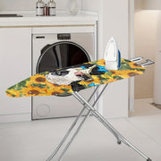 Sunflower Cow and Blue Butterfly Ironing Board Cover Dustproof Padding Replacement