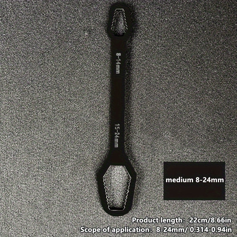 Multi-Functional Double Head Wrench Adjustable Hand Tools for Household Use