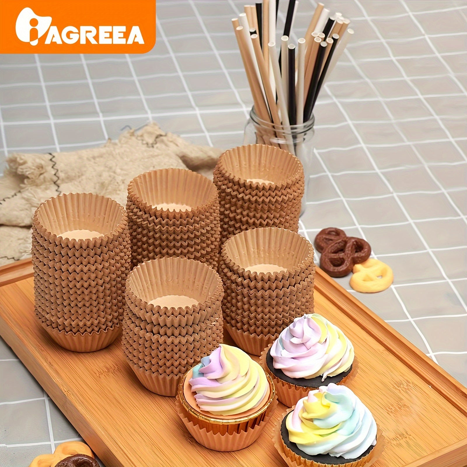 Kek, muffin va shirinliklar uchun cupcake pishirish choyshablari