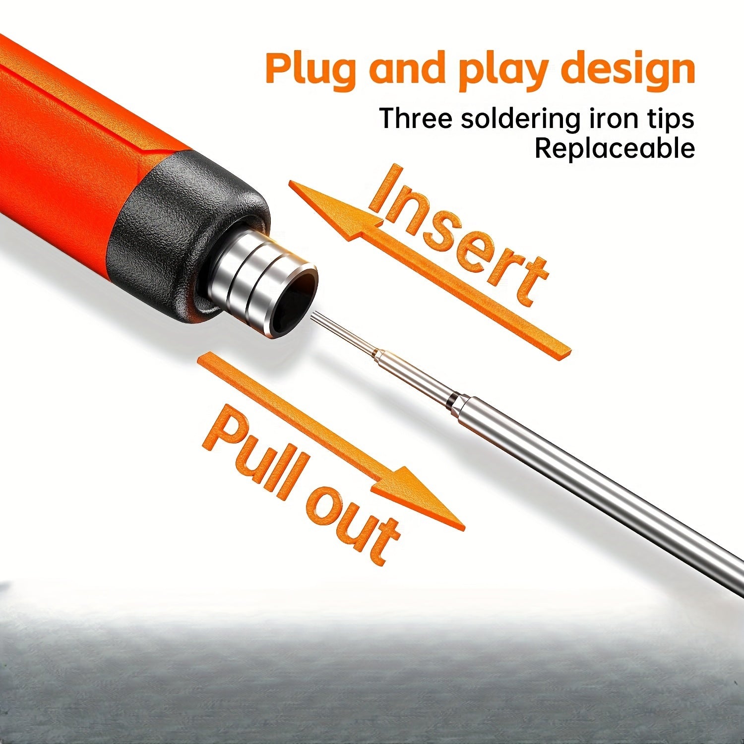 Portable USB Soldering Iron with Adjustable Temperature LCD Display Rechargeable Battery and Storage Box Red