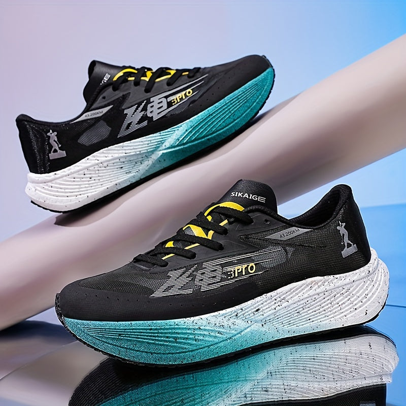 Men's Lightweight Mesh Running Shoes for Outdoor Workouts Non-Slip Shock Absorption