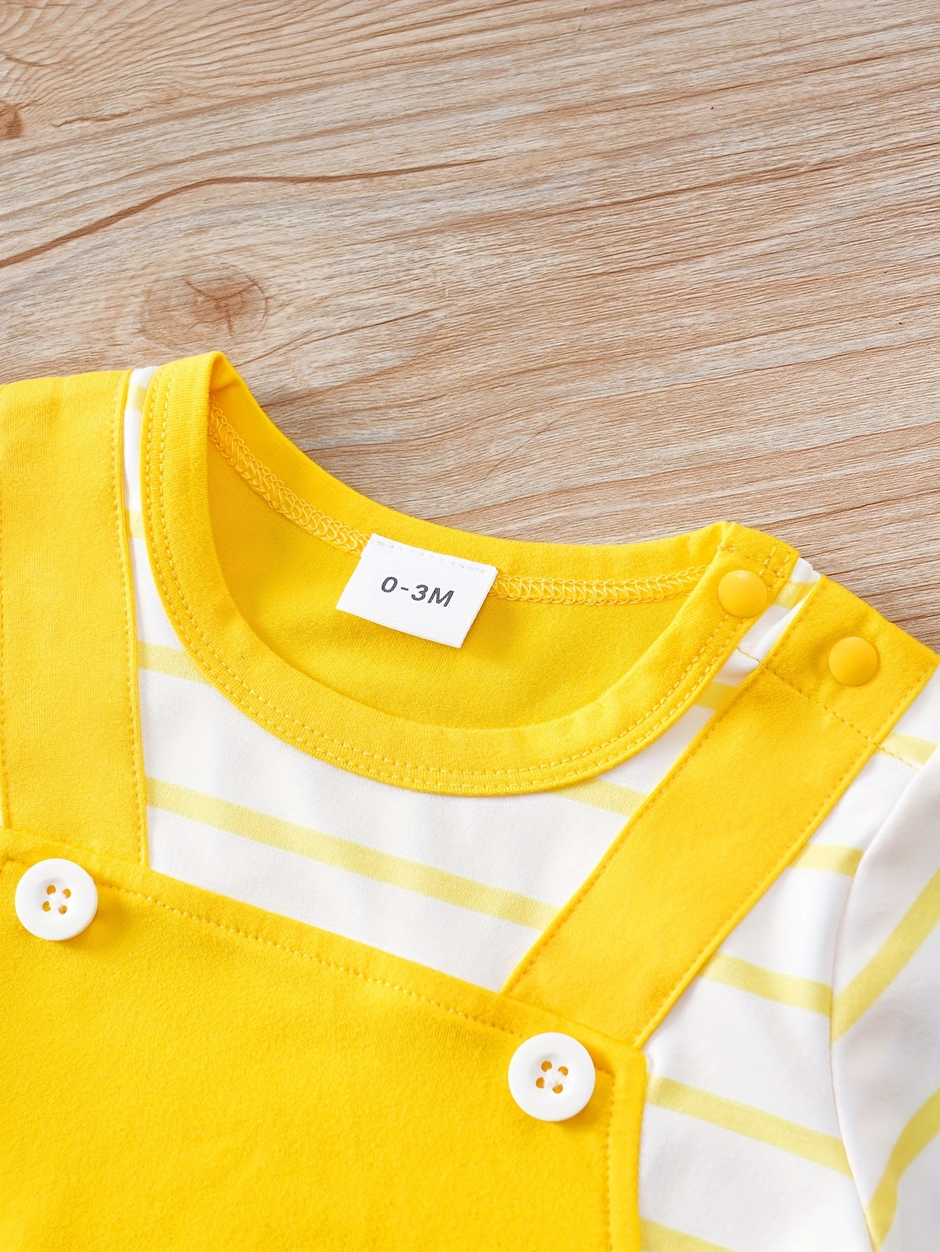 Kids' Summer Elephant Cartoon Romper for 0-3 Years Girls and Boys Made of Soft Polyester Blend