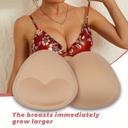Two Pairs Reusable Bra Insert Pads for Enhancing Chest Discreetly