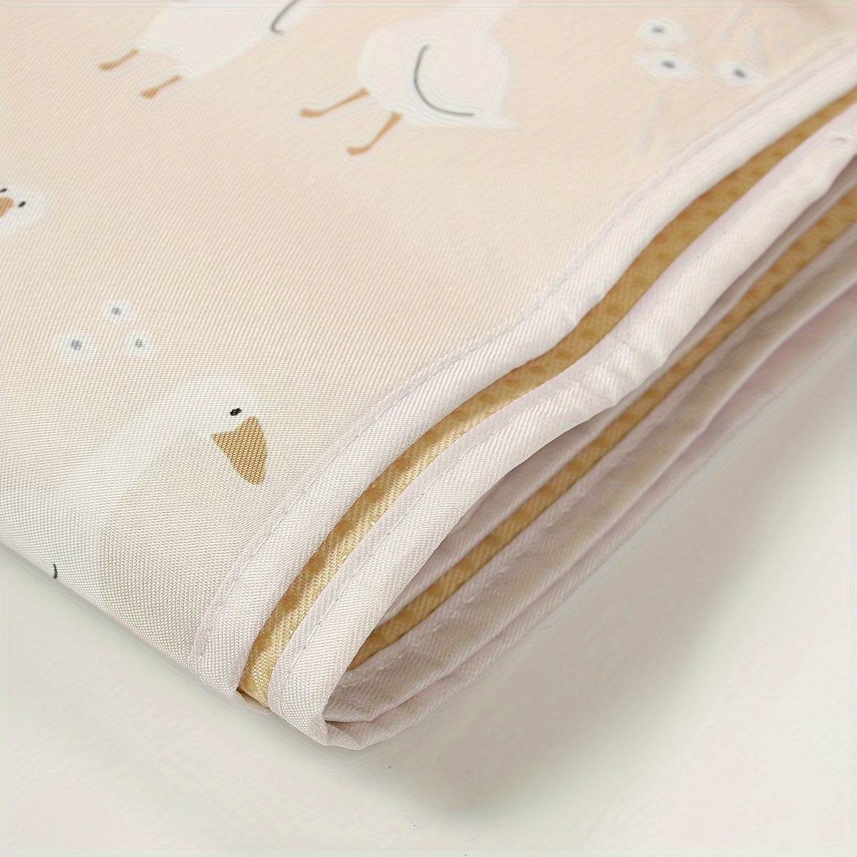 Children's Play Mat Foldable Non-Slip Easy Clean Under High Chair Versatile Large