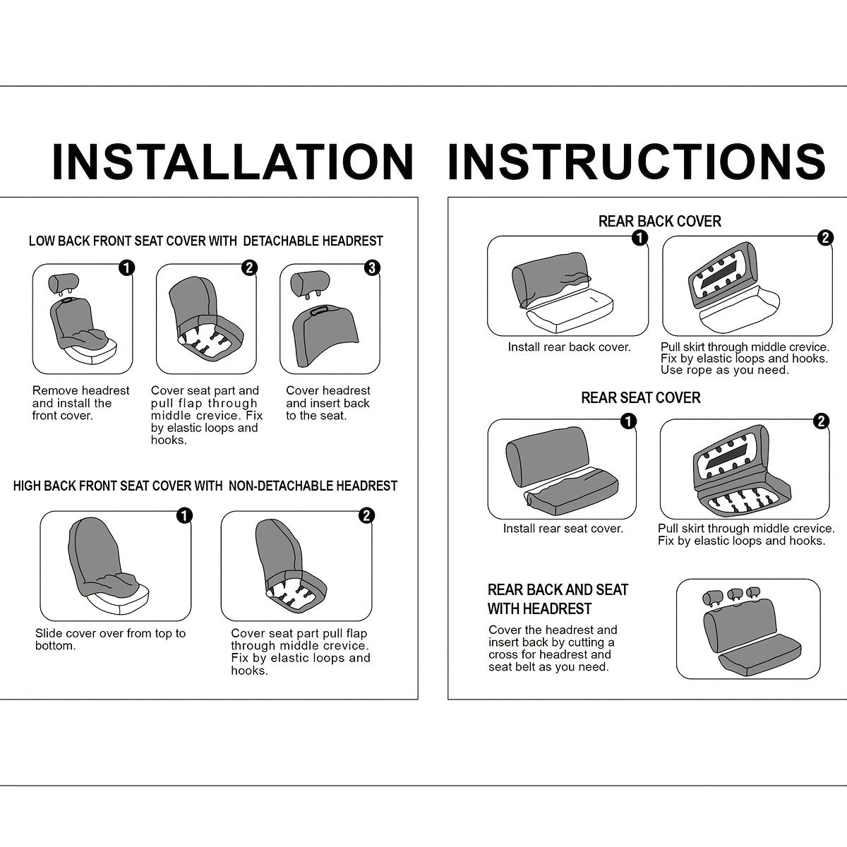 9pcs Car Seat Covers Polyester Vibrant Striped Geometric Universal Fit