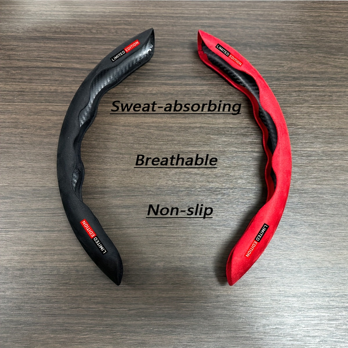 Standard Size Segmented Car Steering Wheel Cover Anti-slip Breathable Durable