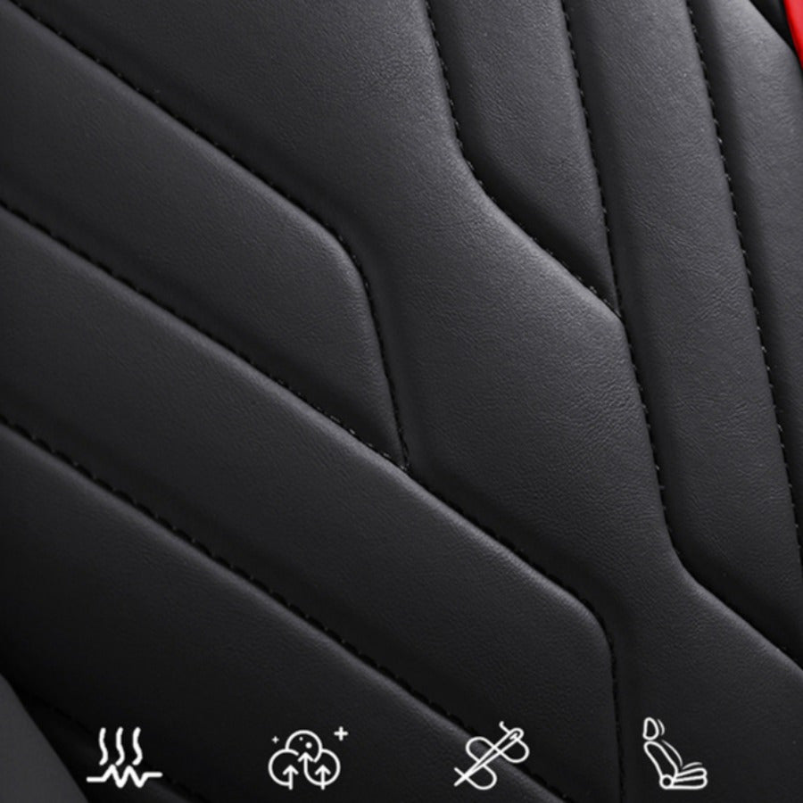 Universal avtomobil o'rindiq qopqog'i nafas oladigan to'liq yopilgan perforatsiyali hammasi birda