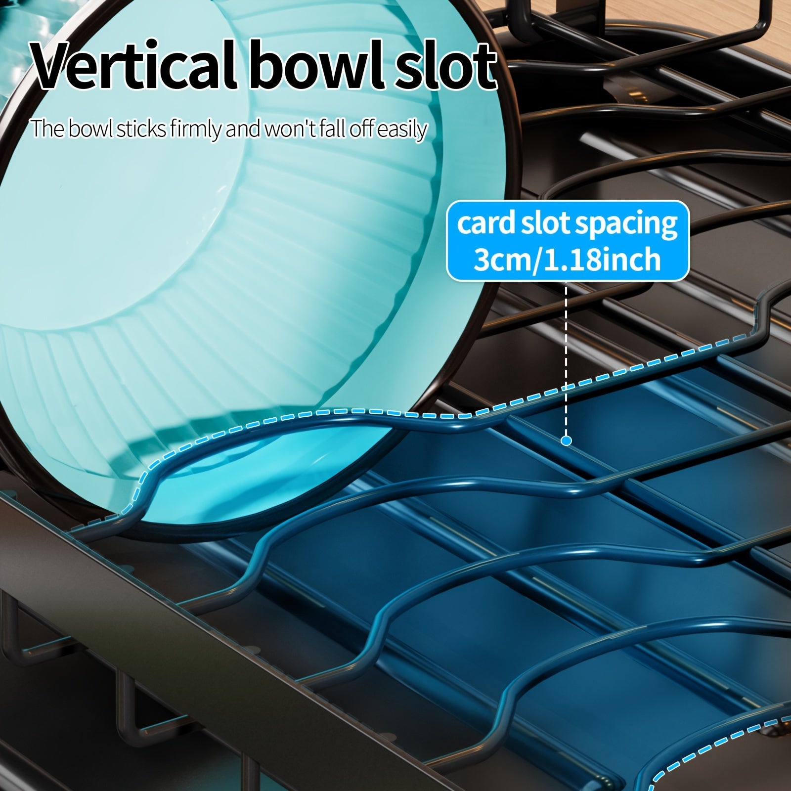 2-Tier Kitchen Organizer Rack with Drain Pan Space-Saving Dish and Utensil Storage