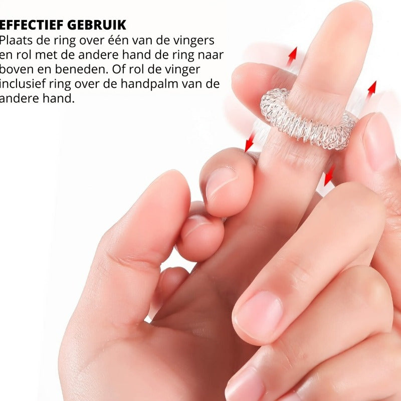 Colorful Mini Spring Finger Massager for Stress Relief for Men and Women