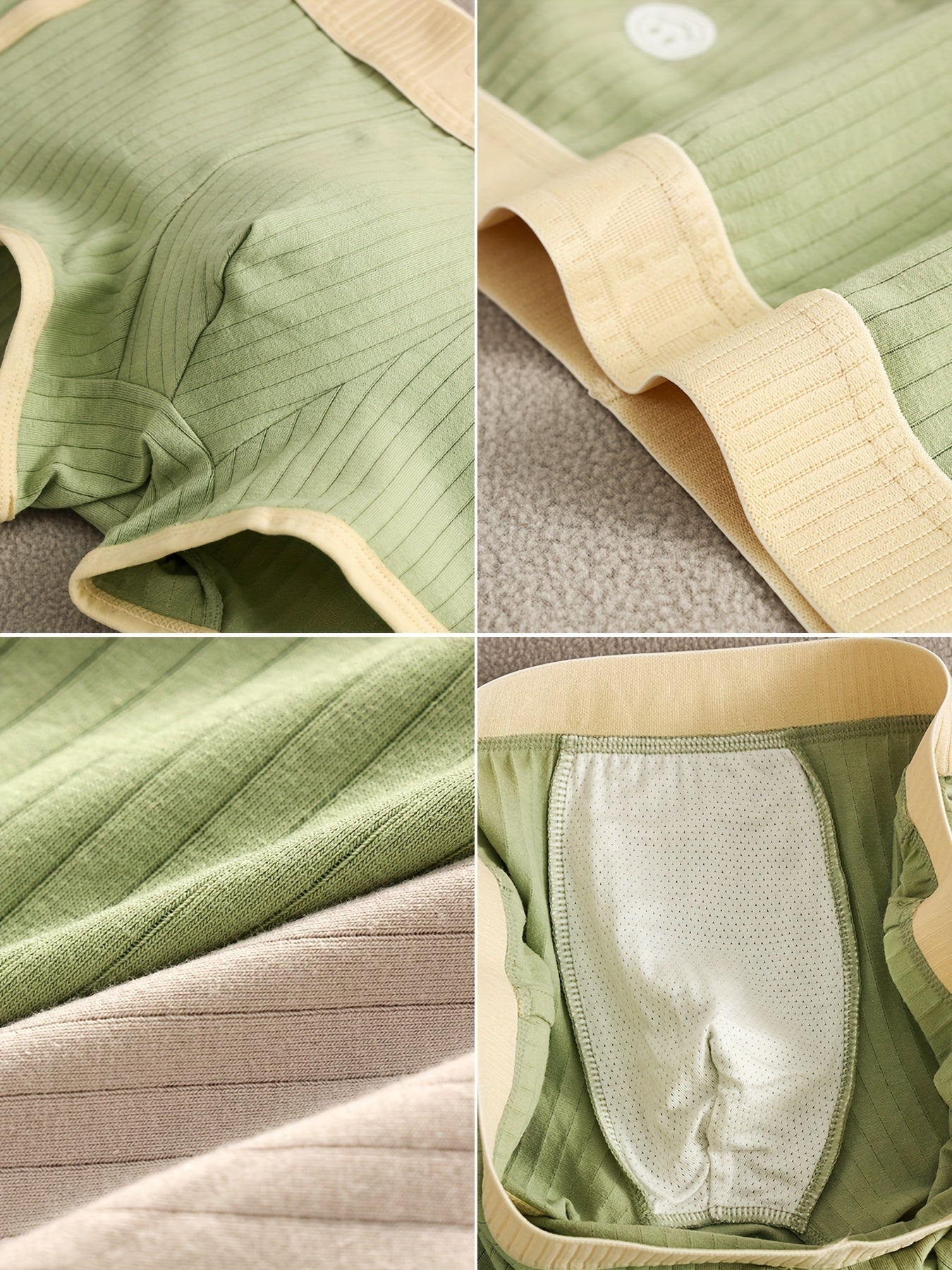 Men's Loose Fit Boxer Shorts Breathable Cotton Rayon Geometric Pattern Summer Sleepwear