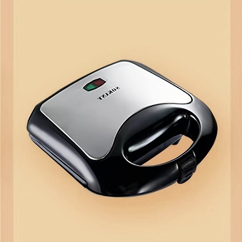 Uyda tuxum pishirish uchun yopishmaydigan panlar, LED ko'rsatkichlar va sovuq tutqichlar bilan 1 ta sendvich tayyorlagich, toster va panini press.