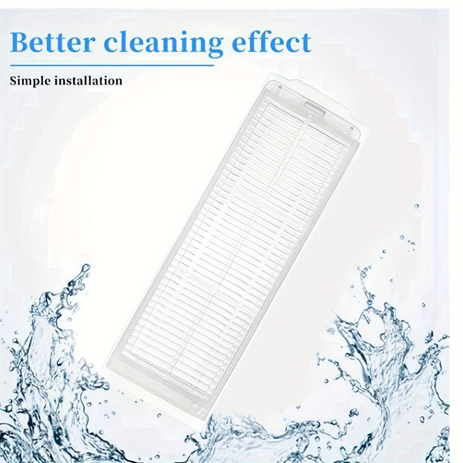 Xiaomi S10/S12 B106GL robot tozalagichi uchun aksessuar to'plami 7 ta qismdan iborat: asosiy yon cho'tka, 2 ta filtr va 2 ta mopa pad. Mustahkam akril, plastik va mato materiallaridan tayyorlangan.