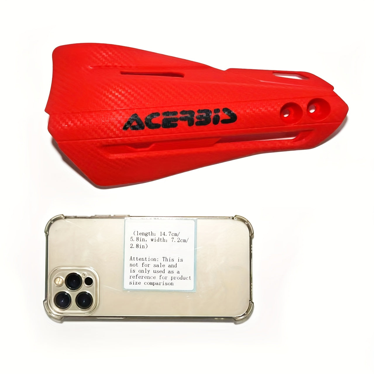 Motorcycle Handguards Carbon Fiber Look Windproof Easy Install for Dirt Bikes