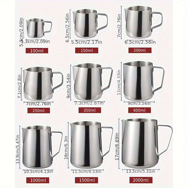 Stainless Steel Milk Frothing Pitcher for Coffee Espresso Latte Cappuccino 20oz