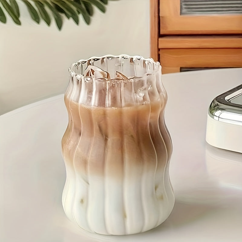 500ml Borosilicate Glass Cup for Hot Cold Drinks Juice Latte Ice