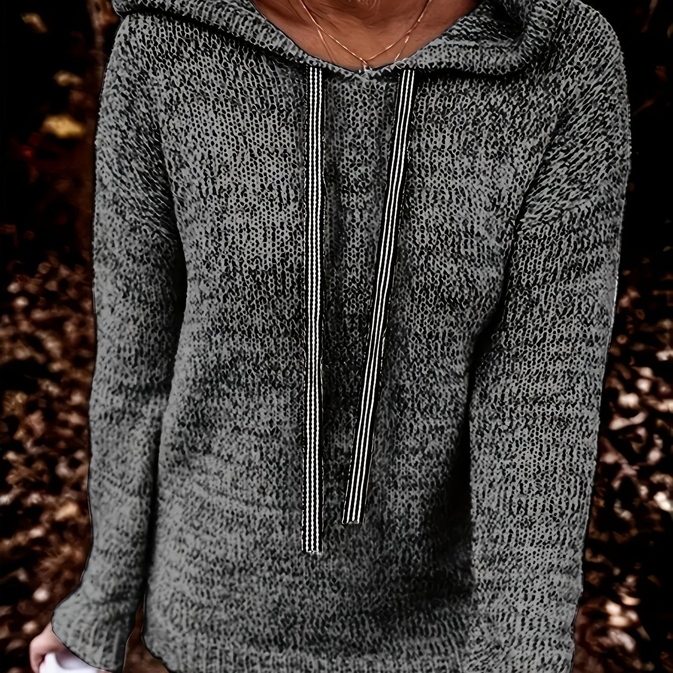 Women's Oversized Hoodie Sweater Cozy Solid Color Fall Winter Long Sleeve