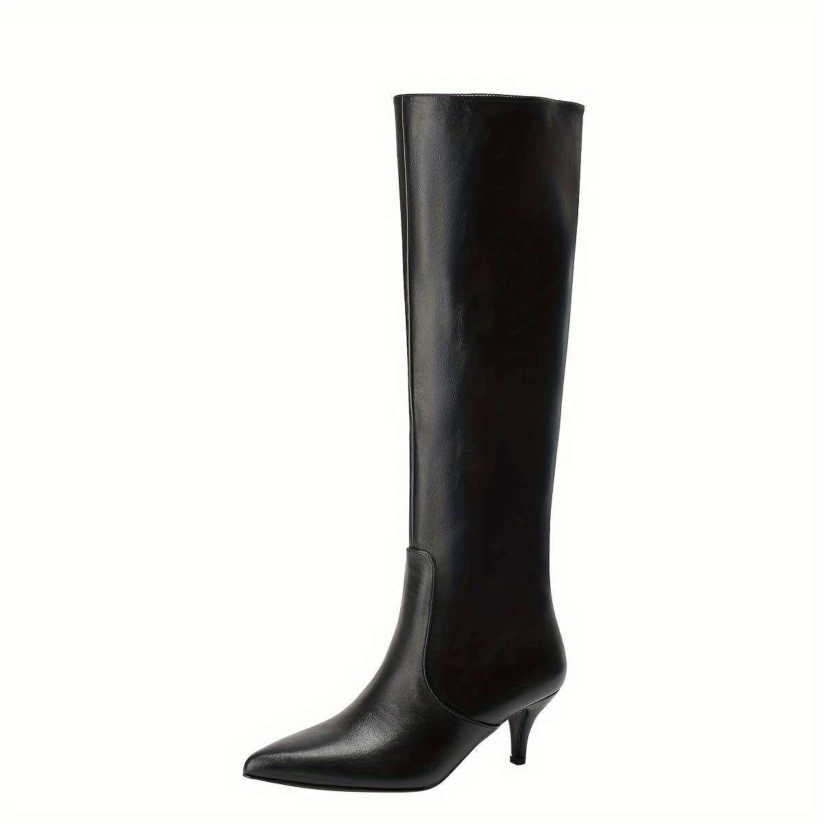 Ayollar uchun faux charmli o'qlar bilan yuqori bo'yinli poyabzal, kuz-qish uchun