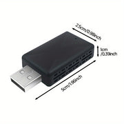 Wireless Carplay Android Auto Adapter for iPhone and Android Phones Low Latency Converts Wired to Wireless