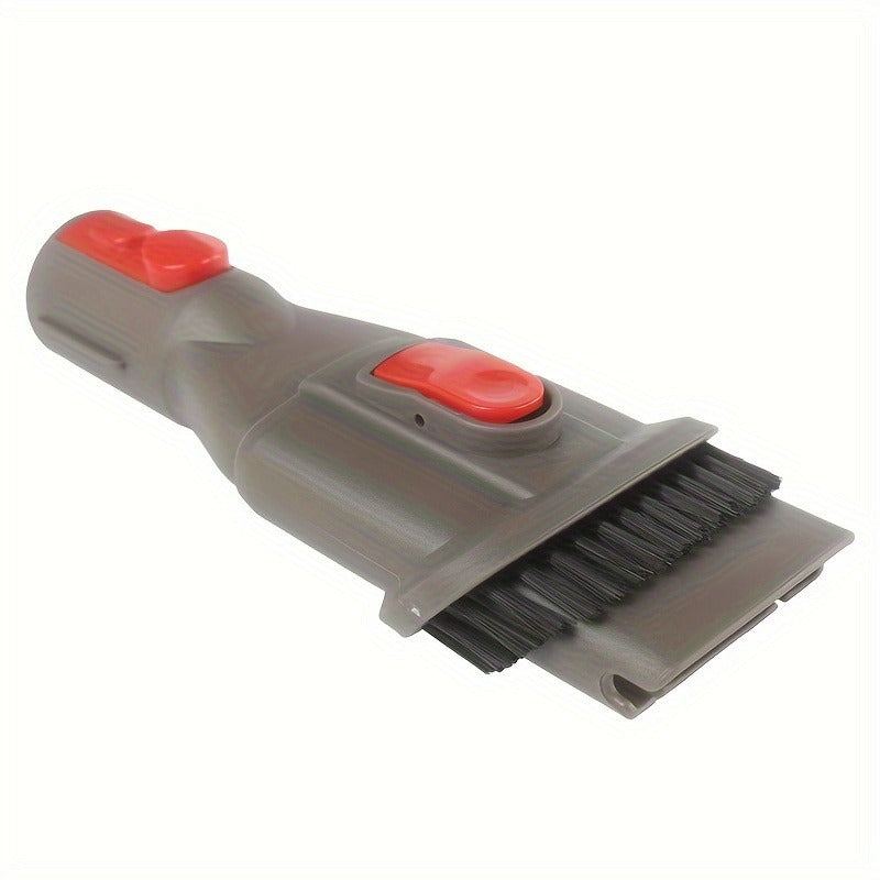 One-Piece Vacuum Cleaner Attachment Kit with Dusting Brush and Crevice Tool