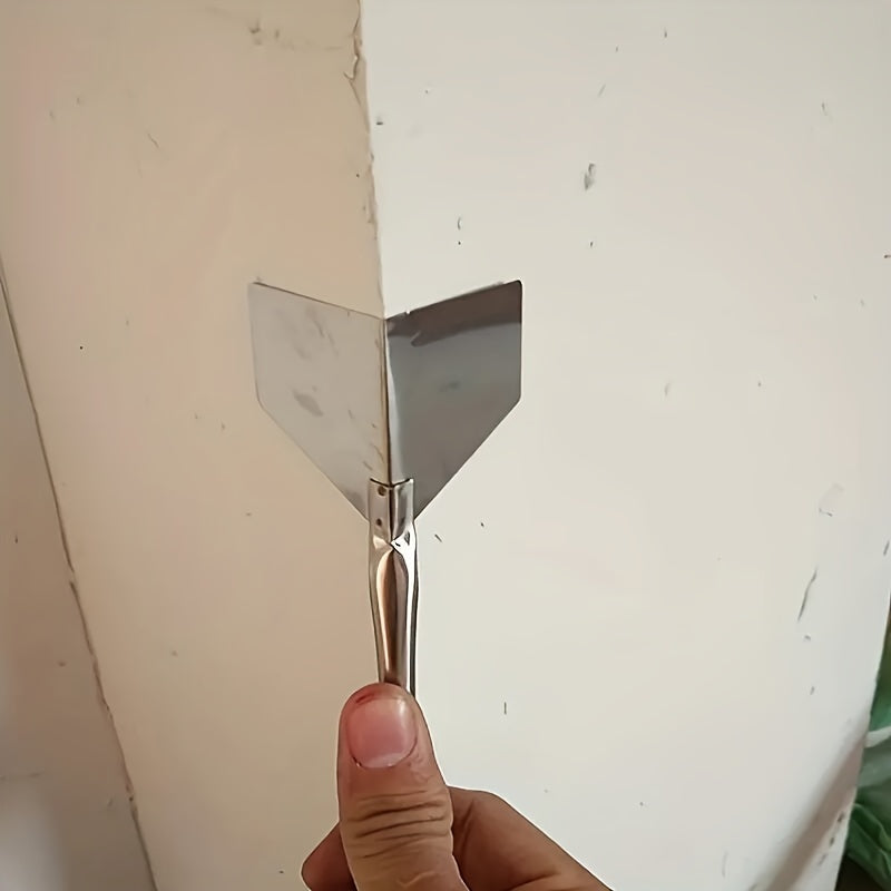 4 dona zanglamaydigan po'latdan yasalgan devor burchak spatula to'plami devor ta'mirlash va tekislash uchun