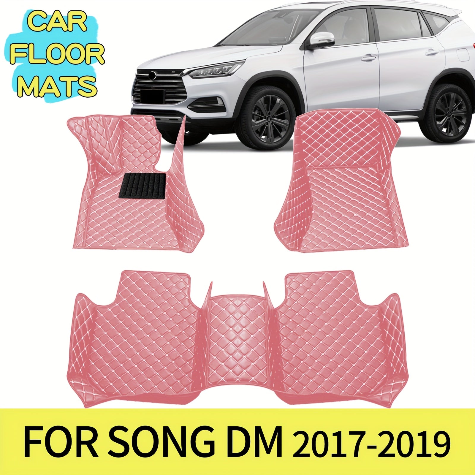 Avtomobil uchun to‘liq atrofdagi sun’iy charm qoplamali pol matosi, suv o'tkazmaydigan, changga chidamli, aşınmaya qarshi