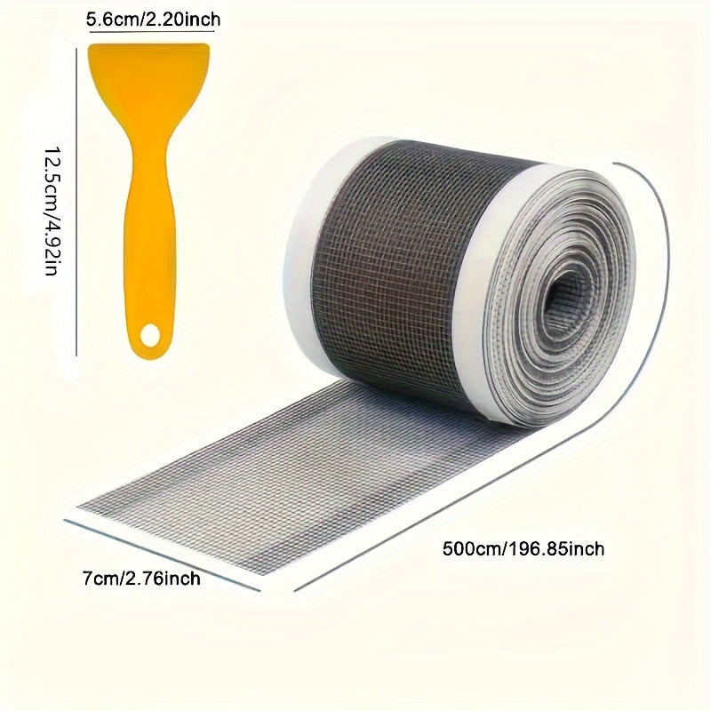 Catcher de cabello desechable para desagüe de ducha, rollo de 5m, colador de malla de poliéster autoadhesivo, a prueba de agua y resistente a la humedad