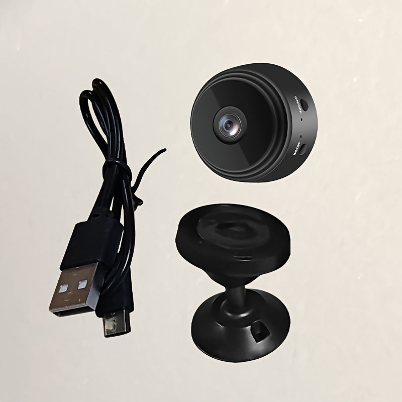 Simli aqlli kamera, masofadan boshqarish ilovasi bilan, 480p video, magnit adsorbsiya, WiFi ulanishi, qayta zaryadlanadigan litiy batareya, USB ikki tomonlama foydalanish, uy va avtomobil kuzatuvi uchun ideal, zamonaviy