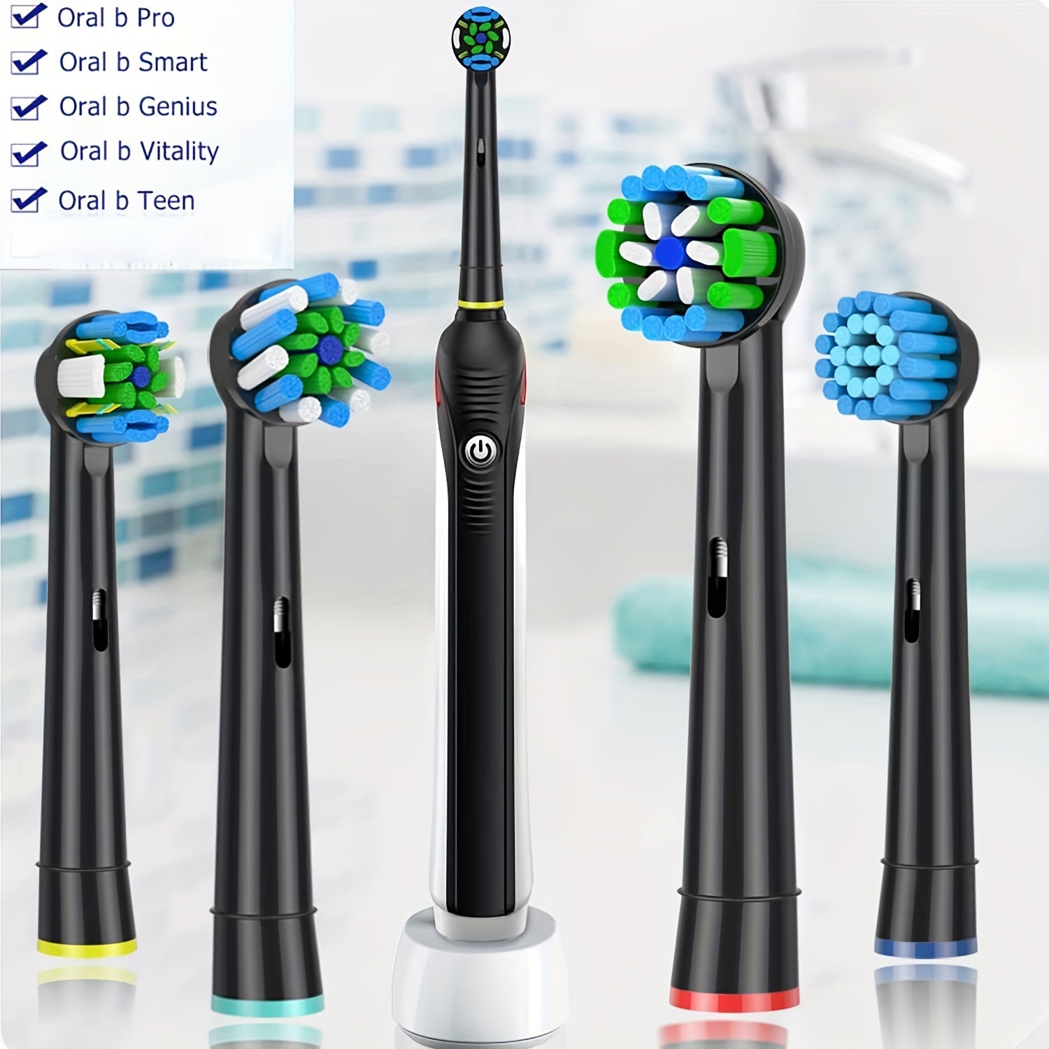 Pack de 16 cabezales de cepillo de dientes de repuesto para sensibilidad y limpieza de precisión