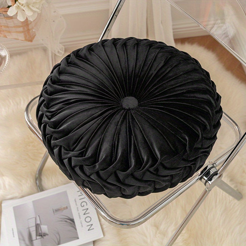 Velvet Pumpkin Pillow for Living Room Decor, Fall Autumn Cushion