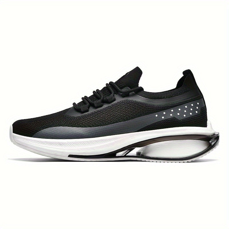 Zapatos de running para hombre transpirables antideslizantes con cordones para entrenamiento al aire libre
