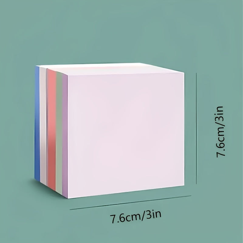 Set of 300 Morandi Color Sticky Notes with Hand-Tearable Square Design