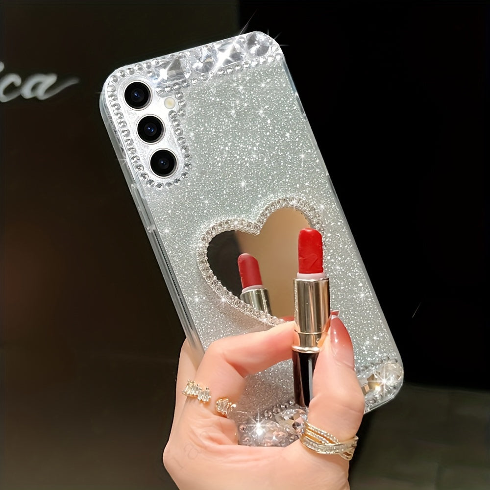 Handmade Crystal Diamond Phone Case for Samsung Galaxy and iPhone Models