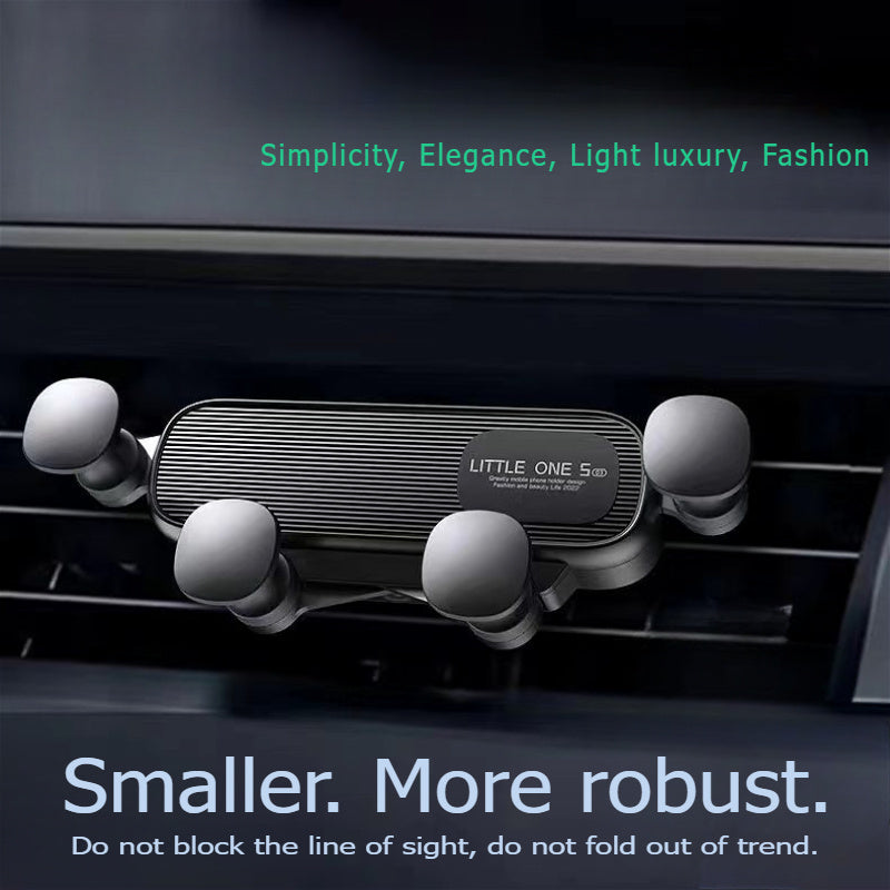 Umumiy moslashuvchan avtomobil telefon uskunasi, ko'rinmas tortishish dizayni, elektrsiz, to'rtburchak shakli, plastik material, smartfonlar uchun avtomatik siqishli panel uskunasi.