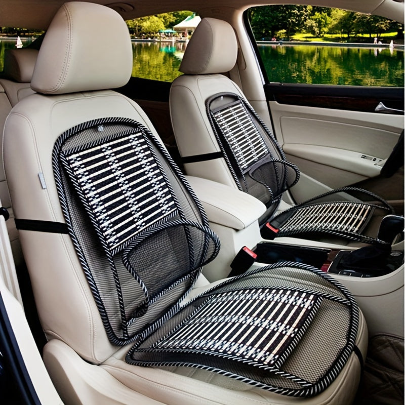 Summer Car Seat Cushion with Lumbar Support Breathable Mesh Universal