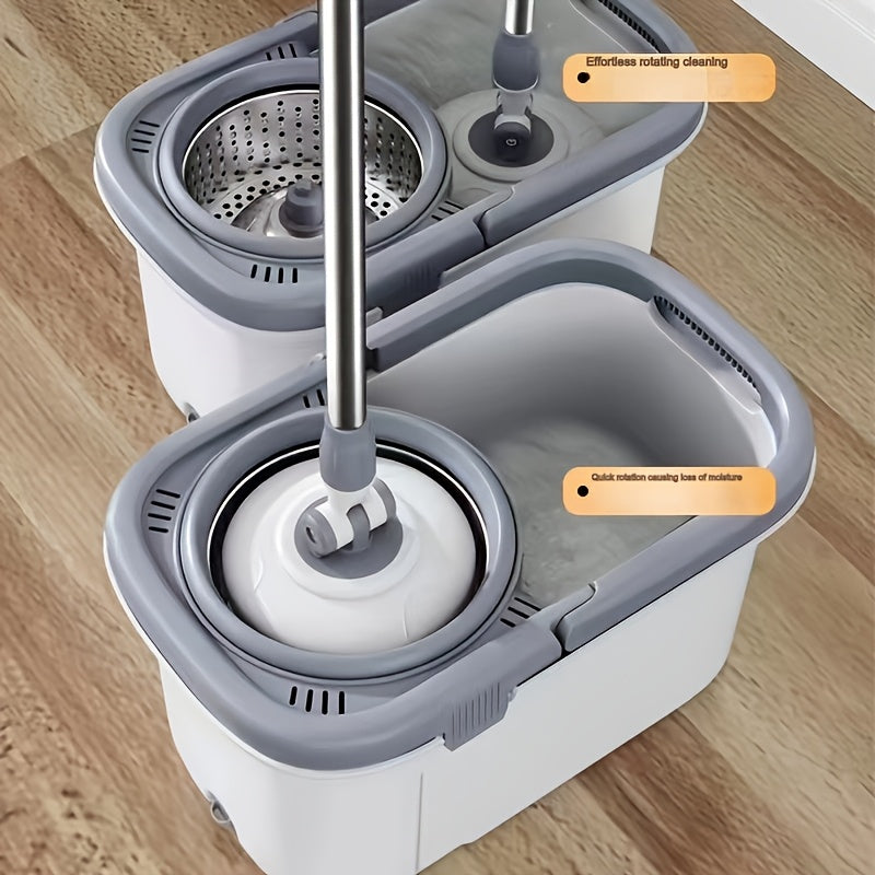 Multi-Functional Rotating Mop for Wet and Dry Floor Cleaning in Kitchen Bathroom Living Room