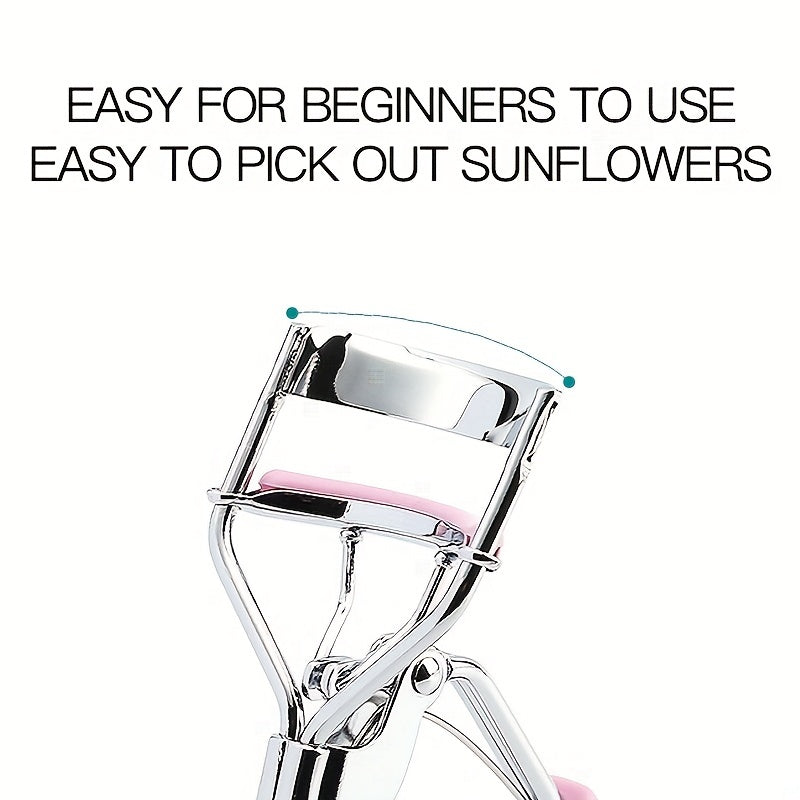 Rizador de pestañas para mujer, herramienta de maquillaje, clip para levantamiento de pestañas, natural y de larga duración